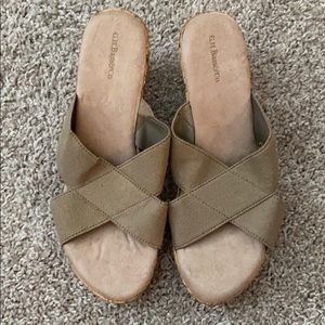 Tan Summer Wedges